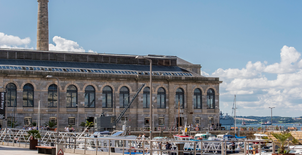 A sunny day at the Royal William Yard 