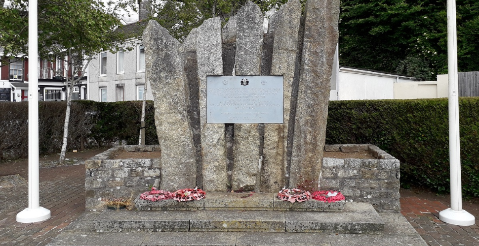 American war memorial at Saltash Passage