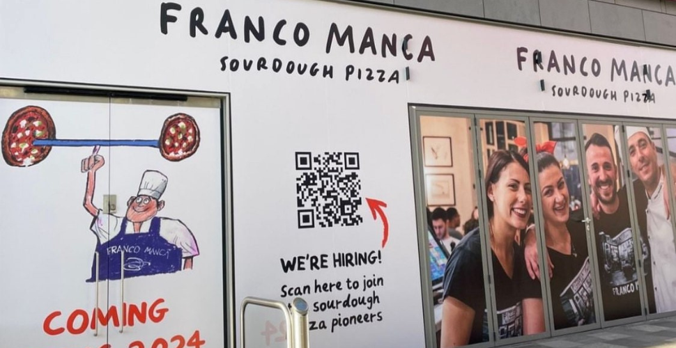 The exterior of Franco Manca set to open at Drake Circus, The Barcode