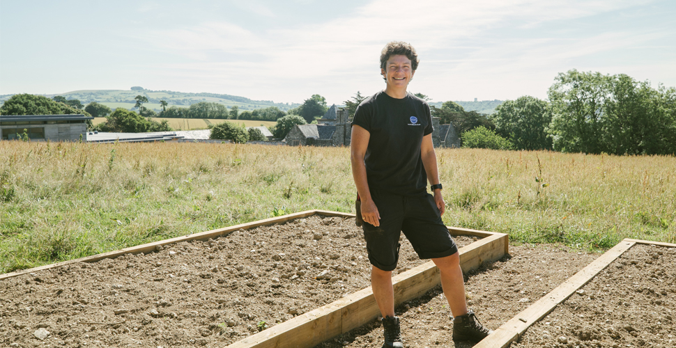 Gardening at Boringdon Hall