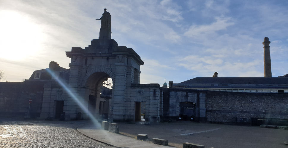 Entrance to Royal William Yard