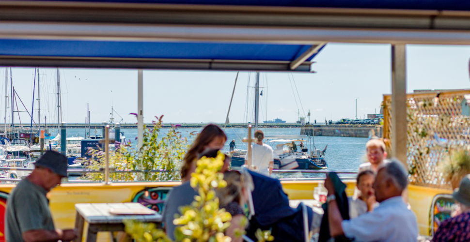 A restaurant in the  sun