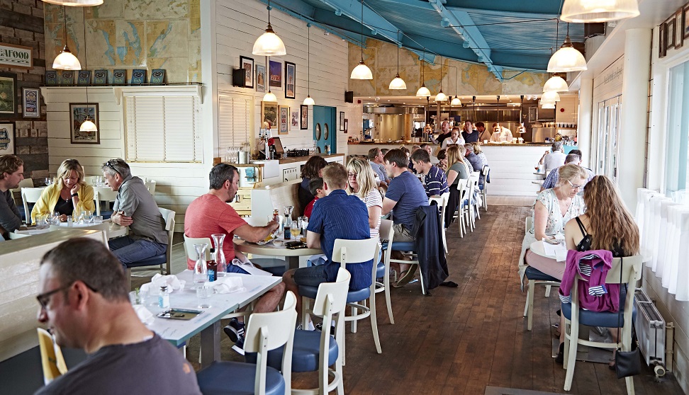 People dining in Rockfish