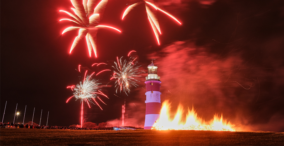 Bonfire Night on Plymouth Hoe