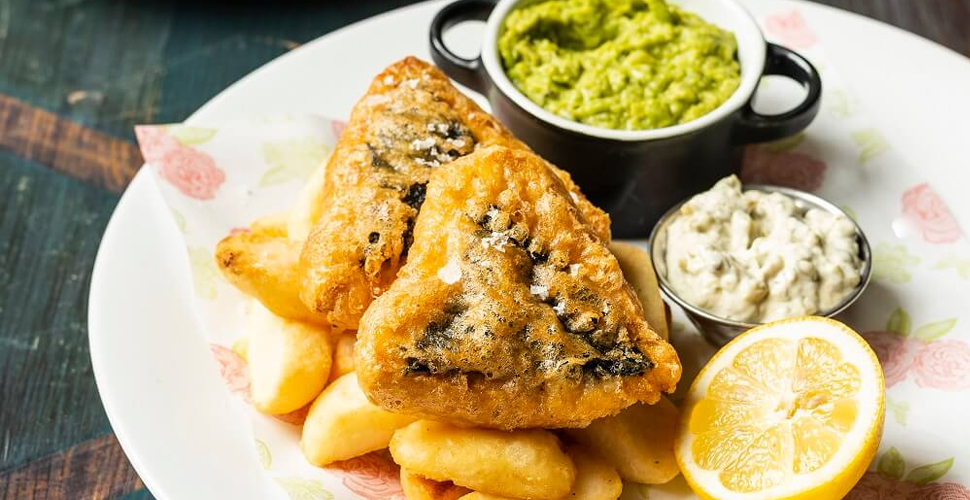 Cosy Club Vegan Fish and Chips