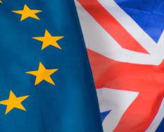 EU and UK flag