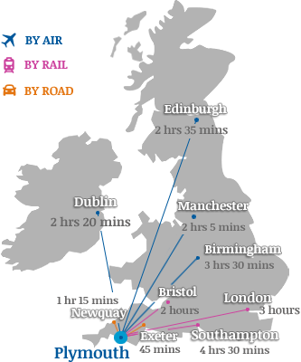 Map of Plymouth